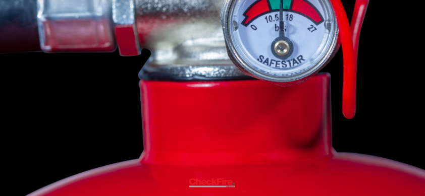 Fire Extinguisher Guage-The interpretation of the 3 zones of the guage